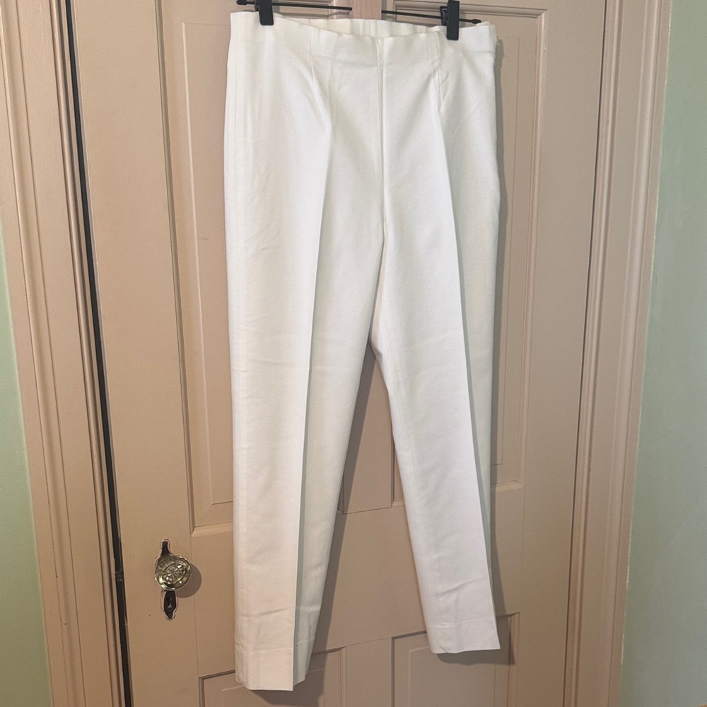 NIC + ZOE White Tailored Ankle Pants